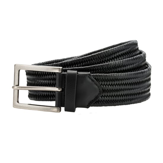Asquith & Fox Herren Leder Flechtgürtel (Schwarz) - Image 1