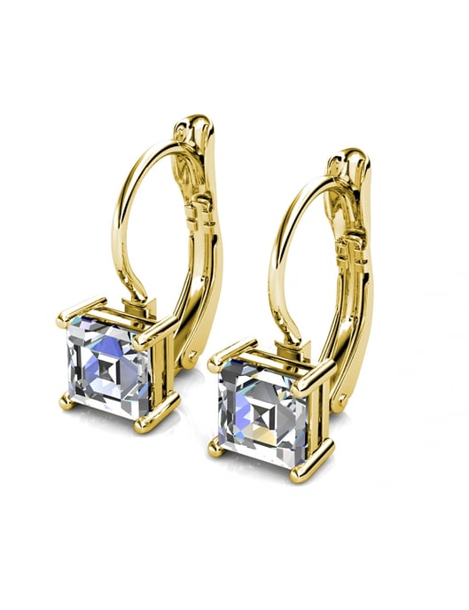 Quadratisches Set und Box - Gold und Kristall - Image 5
