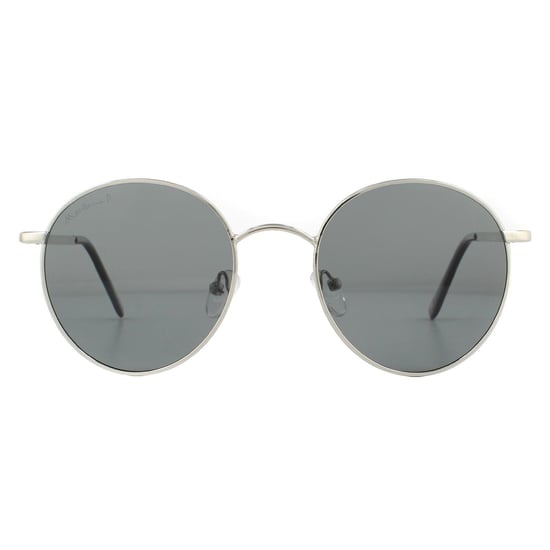 Montana Runde Unisex Silber Rauch polarisierte Sonnenbrille - Image 1