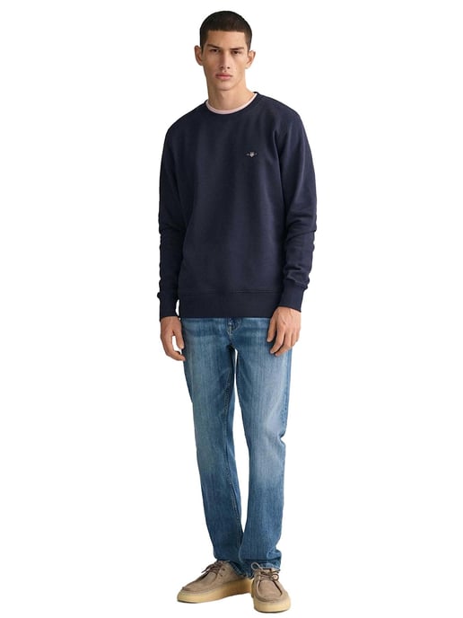 Gant | Mens Shield Rundhalsausschnitt Sweatshirt - Image 4