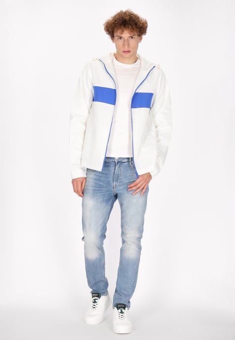 Mo Jacke Herren Weiss Königsblau - Image 2