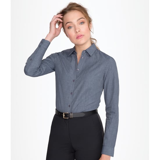 Russell Collection - Bluse - Damen (Grau Konvoi) - Image 3
