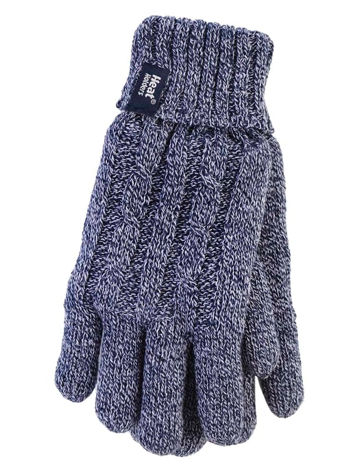 Heat Holders - Womens Cable Knit 2.3 tog Handschuhe für den Winter - Image 1