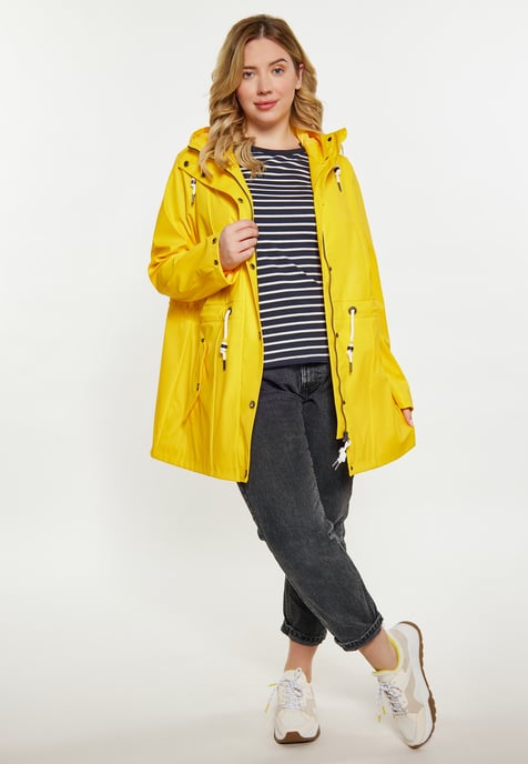 Schmuddelwedda Curvy Regenmantel Damen gelb - Image 2
