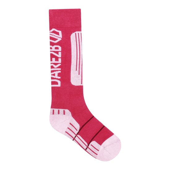 Dare 2B Childrens/Kids Technical Ski Socks (Berry Pink/Crystal Rose)