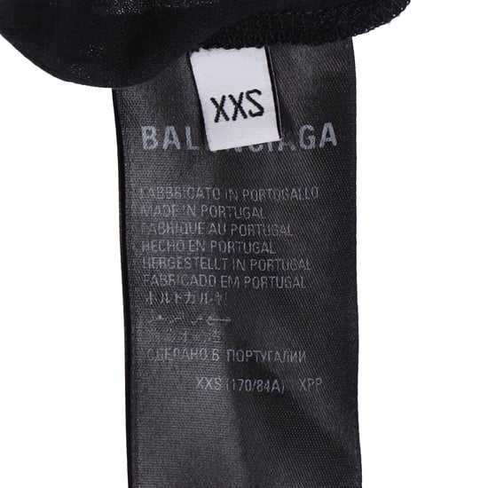 Balenciaga Enganliegendes Rundhals-Langarmshirt aus grauer Baumwolle - Image 5