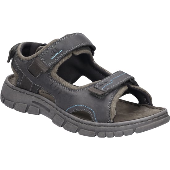 JOSEF SEIBEL Brendan 04 | Sandale für Herren | Grau Brendan 04, asphalt-kombi - Image 1