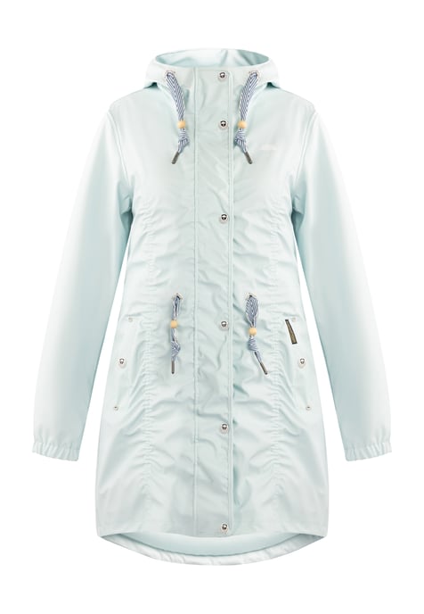 Schmuddelwedda Regenmantel Damen Blaumint-280 - Image 1