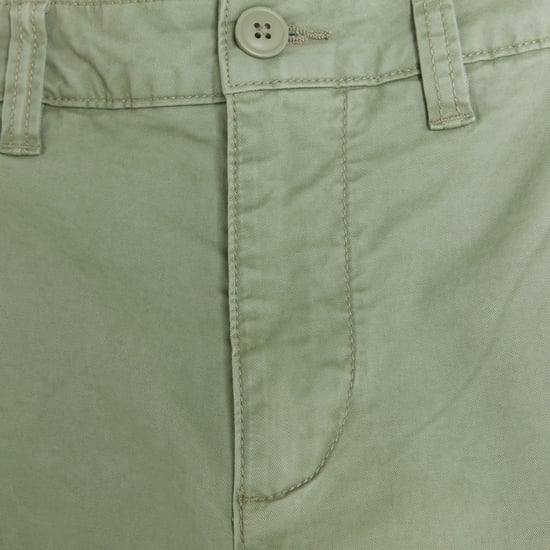 River Island Mens Chino Trousers Green Slim Fit Casual