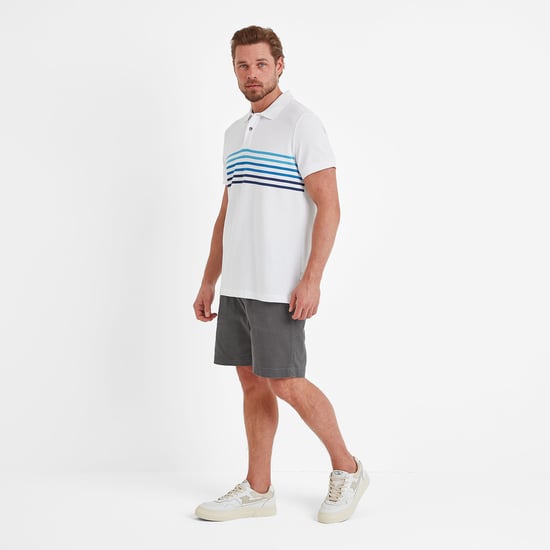 Bolton Mens Polo Shirt Optic White - Image 3