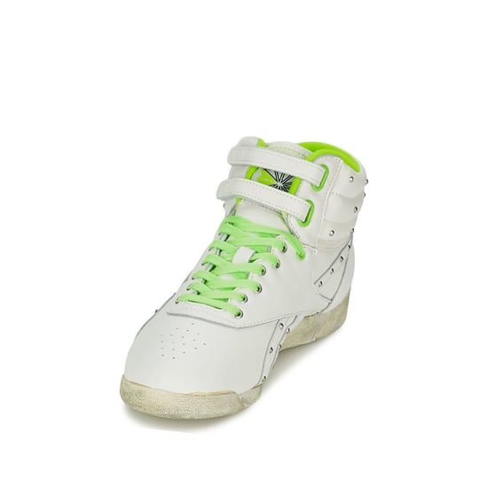 Reebok Freestyle Hi Vintage Womens White Trainers