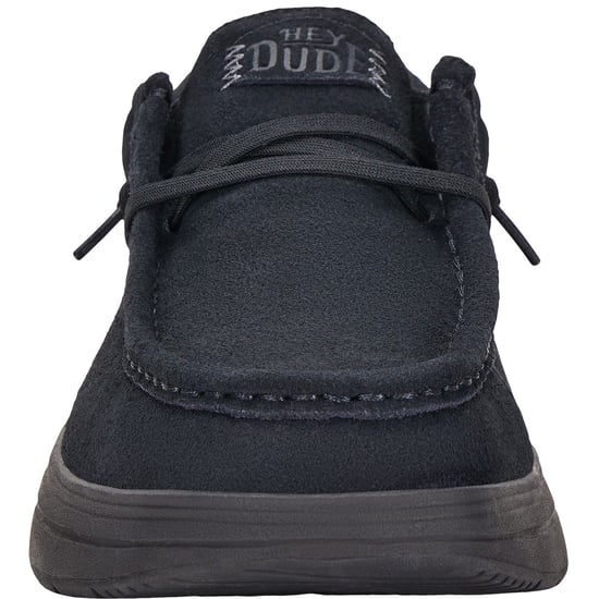 HEYDUDE Wally X Wildleder Herren Schwarz Bootsschuhe - Image 5