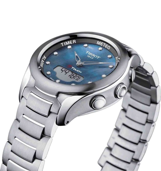 Tissot T-Touch Solar Damenuhr Silber T0752201110601 - Image 2