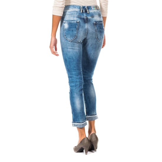 Lange Jeanshose mit geradem Saumschnitt 10DBF0667 Damen - Image 3