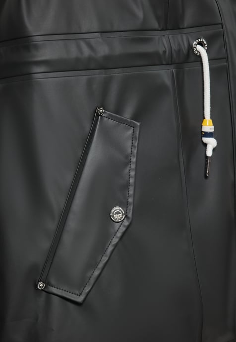 Schmuddelwedda Curvy Regenmantel Damen schwarz - Image 5