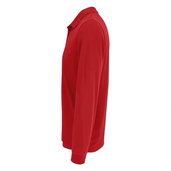 SOLS - Poloshirt für Herren/Damen Unisex Langärmlig (Rot) - Image 3