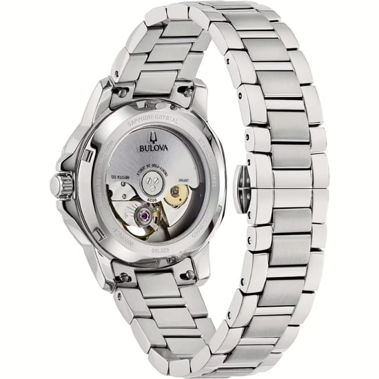 Bulova Marine Star Damen Silber Uhr 96L326 - Image 2