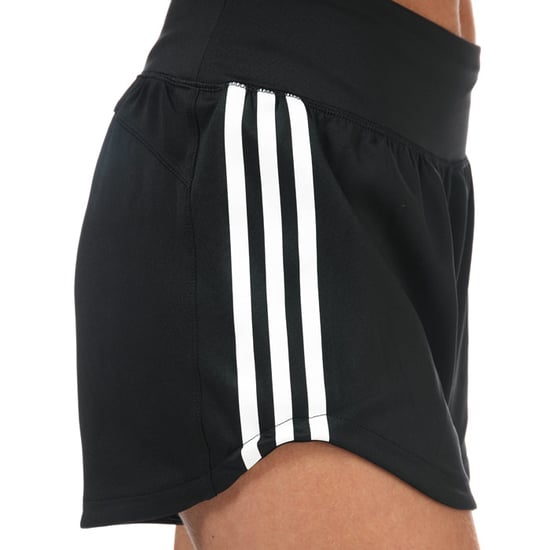 adidas Damen 3-Streifen Sportshorts in Schwarz - Image 6