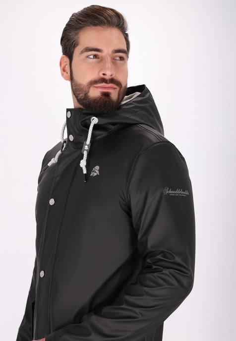 Schmuddelwedda Regenjacke Herren schwarz - Image 5