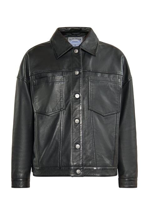 Dreimaster Jacke Damen schwarz - Image 1