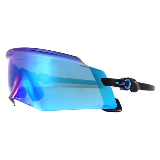 Oakley Wrap Herren Poliert Schwarz Prizm Sapphire Sonnenbrille - Image 2