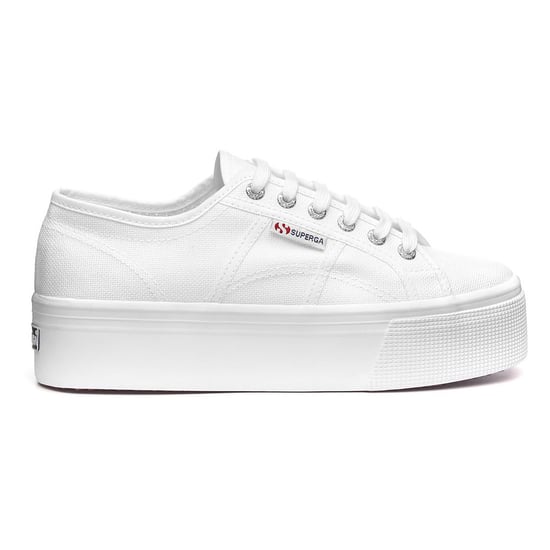 Superga Womens/Ladies 2790 Linea Up Down Turnschuhe (Weiß) - Image 3
