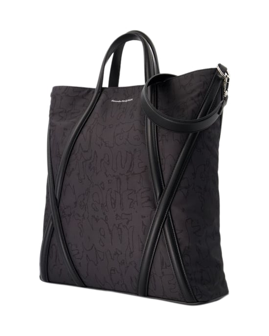 Harness Shopper Bag - Alexander McQueen - Nylon - Schwarz - Image 2