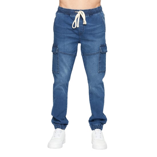Crosshatch - "Malimore" Cargo-Jeans für Herren (Steinwaschen) - Image 1