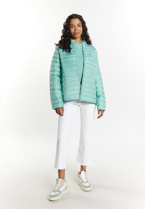 Mymo Leicht wattierte Jacke Damen Lagune Minze - Image 2