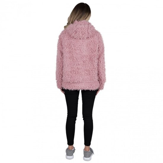 Trespass - Veste polaire à capuche FLUFFYNESS - Femme (Rose) - Image 3
