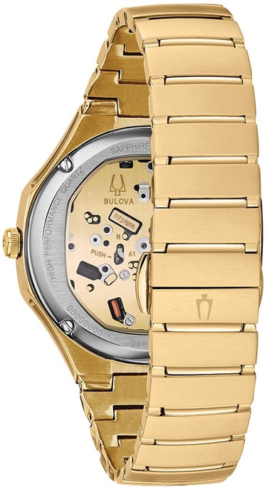 Bulova Curv Damen Goldene Uhr 97P136 - Image 3