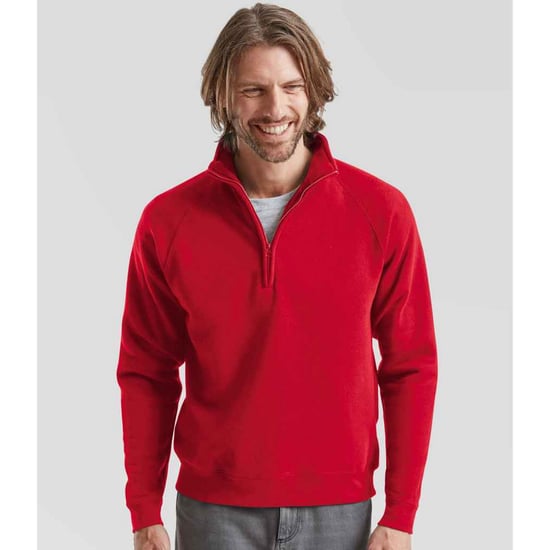 Fruit of the Loom - "Premium" Sweatshirt für Herren (Rot) - Image 1