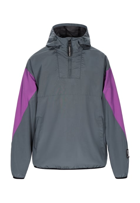 Schmuddelwedda Blouson Herren Graublau Colorblock - Image 1