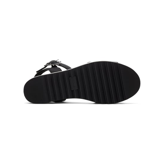 TOMS Diana Leder Women's Schwarze Keile - Image 3