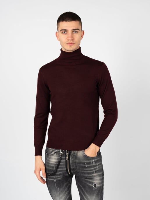 Xagon Man Pullover Turtleneck Herren rot - Image 3