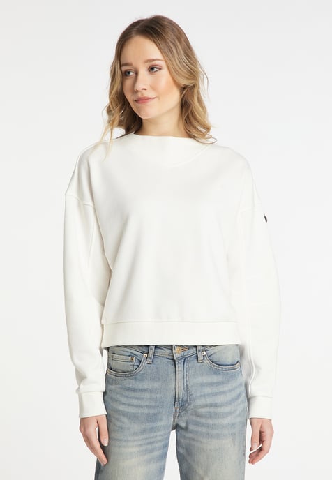 Dreimaster Sweatshirt Damen naturweiß - Image 3