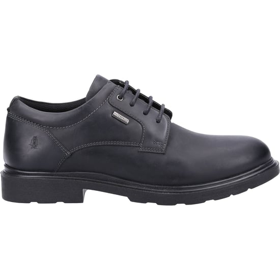 Hush Puppies Pearce Leder Herren Schwarz Schnürschuhe - Image 4