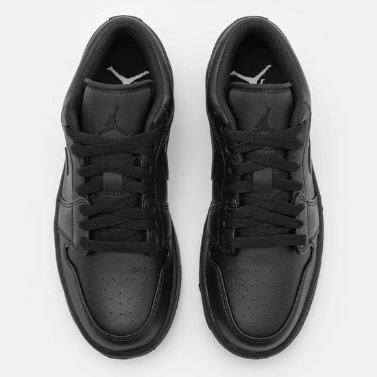 Nike Air Jordan 1 Low Herren-Trainer in Schwarz/Schwarz/Weiß - Image 6