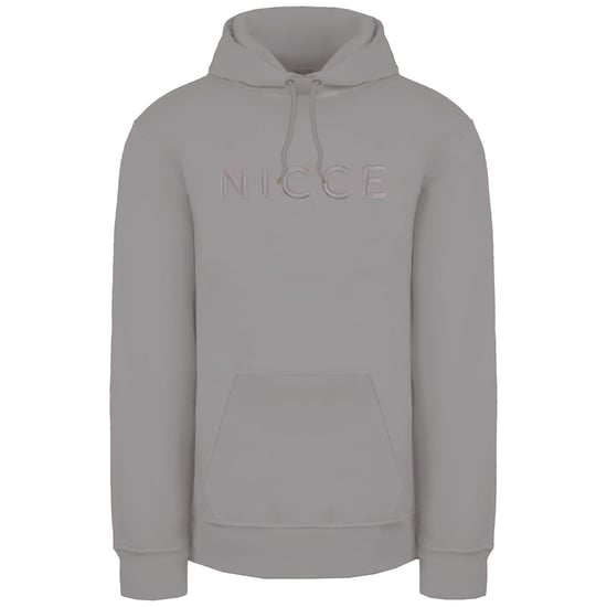 Nicce Mercury Herren Kapuzenpullover in Steingrau - Image 1