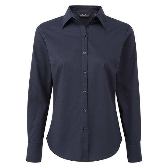 Premier - Hemd für Damen Langärmlig (Marineblau) - Image 1