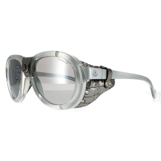 Moncler Oval Mens Grey Smoke Mirror Sonnenbrille - Image 2