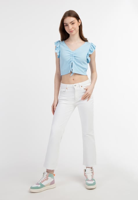 Mymo Spitze Damen hellblau - Image 2