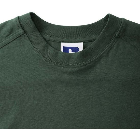 Russell Europe Herren T-Shirt mit kurzen Ärmeln aus Baumwolle (flaschengrün) - Image 6