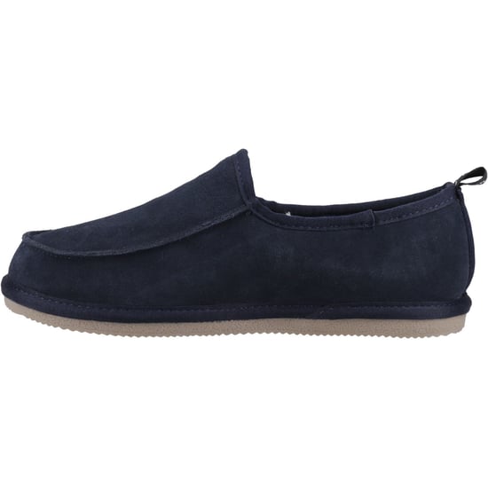 Hush Puppies Charles Wildleder Herren Navy Hausschuhe - Image 4