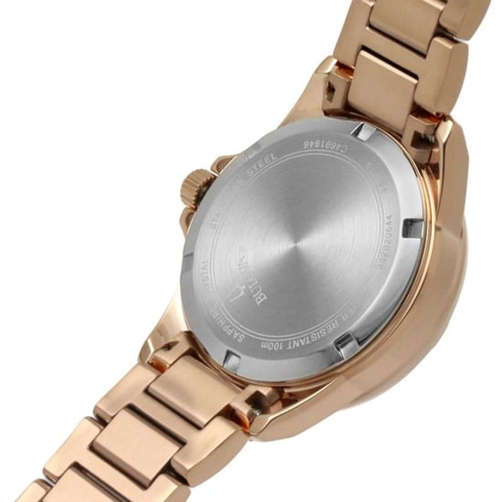 Bulova Marine Star Damenroségold Uhr 98R295 - Image 4