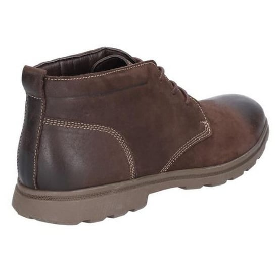 Hush Puppies Herren Tyson Chukka Nubukleder Stiefel (Braun) - Image 2