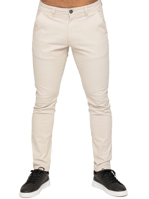 Enzo Herren Slim Fit Stretch Chinos - Image 2