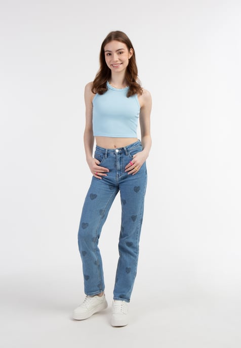 Mymo Tanktop Damen hellblau - Image 2