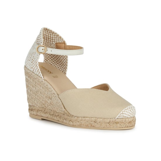 Geox D GELSA Damen-Sandalen In Hellbeige - Image 1