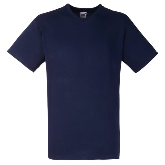 Fruit Of The Loom Valueweight T-shirt für Männer mit V-Ausschnitt, kurzärmlig (Dunkles Marineblau) - Image 1